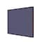 Ghent Bulletin Board, Fabric, 2 ft H x 3 ft W, Espresso Modern Frame, Blue IMM23ESPF93 - alternate 1
